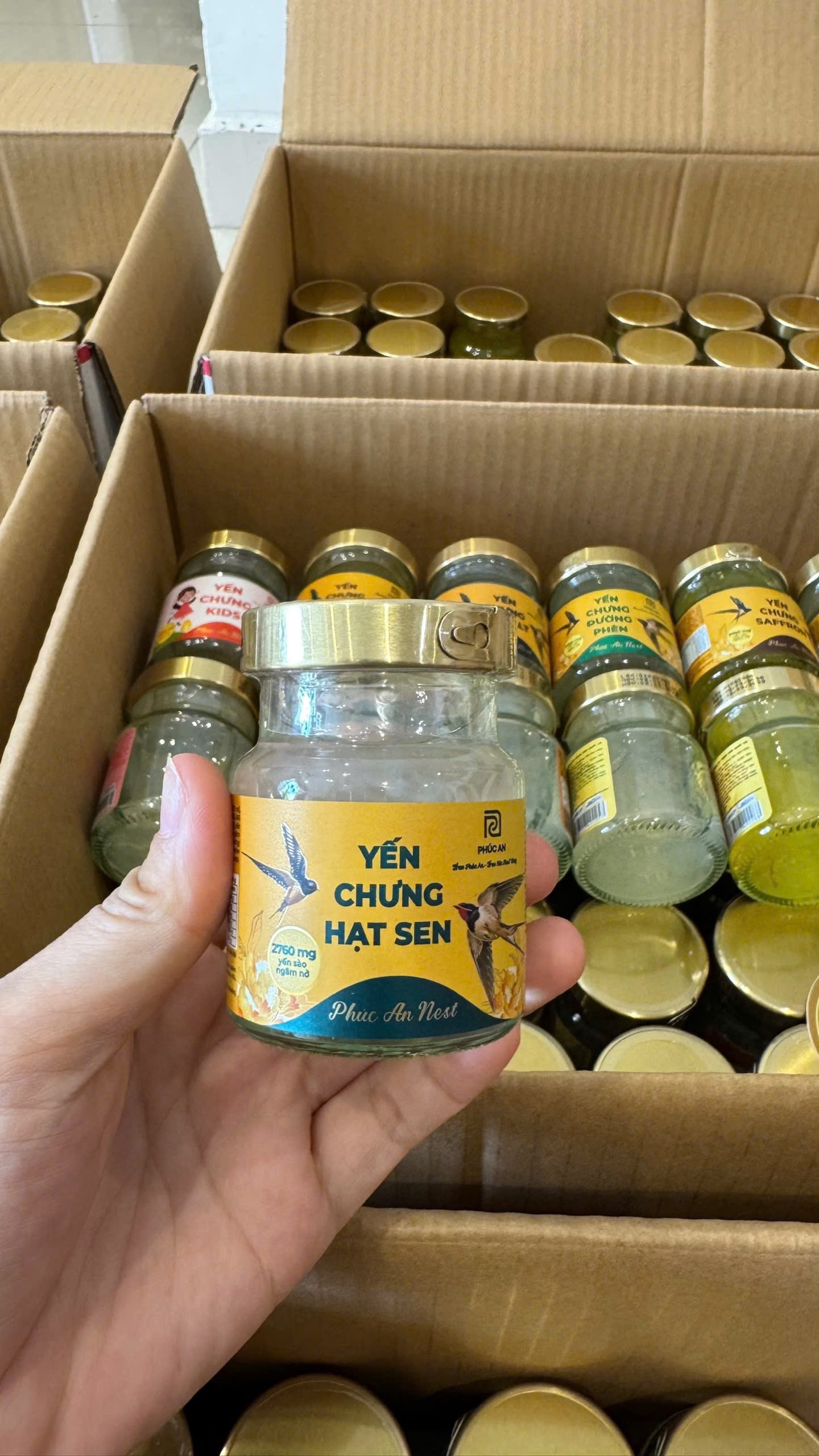 yến chưng sẵn hạt sen